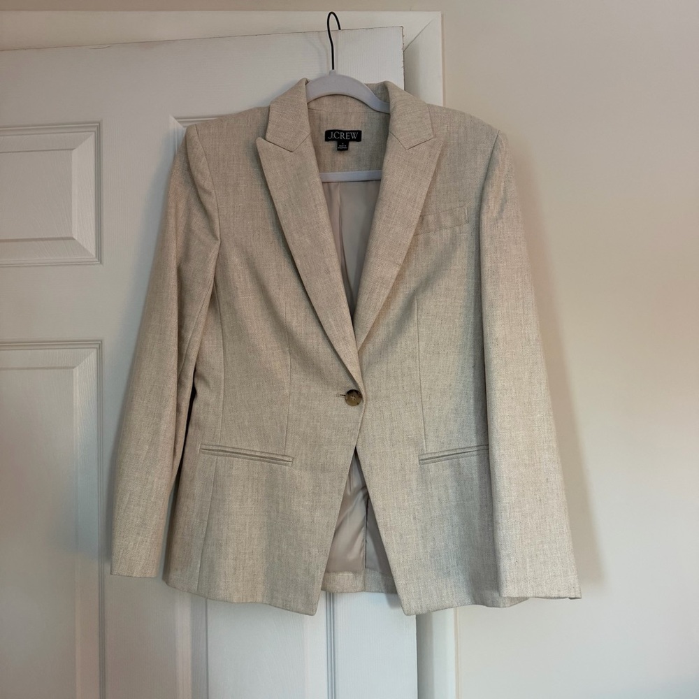 J. Crew | Alexandra Blazer in Stretch Linen